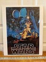 Front view of Star Wars Episode IV facsimile poster in sleeve