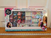 Front of sealed Cra-Z-Art Be Inspired Deluxe Beauty & Nail Collection box showing full contents