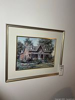 Full view of framed Keirstead print on wall