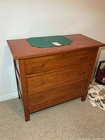 Front and side view of dresser