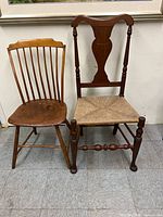 Front view of both chairs side by side