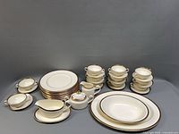 full group of Minton St James china set