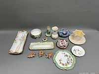 Group shot of all porcelain pieces