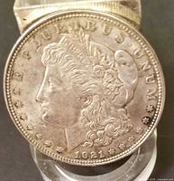 Obverse showing Liberty head and 1921 date