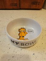 Top view showing Garfield graphic and BURP speech bubble