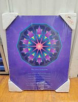 Front view of shrink-wrapped plaque with protective corners