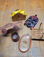 All six items laid out on floor