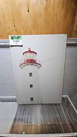 Front view of lighthouse canvas print