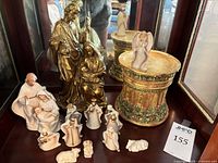 Group shot showing all items in cabinet