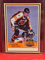 Front of Wayne Gretzky Kraft Jell-O card in sleeve