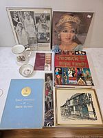 Group shot of all items laid out on table