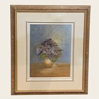 Full view of framed painting front