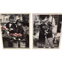 Both framed prints side by side showing complete images and frames