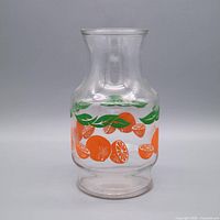 Full view of glass carafe front