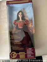 Front of boxed Barbie Princess of the Portuguese Empire doll