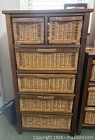 Front view of dresser with all drawers closed