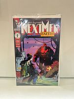 Front cover view of bagged and boarded comic showing title, artwork, imprint, price, and issue number