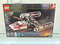 Front of sealed LEGO Star Wars Resistance Y-wing Starfighter box showing set number 75249, 578 pieces, age 8+