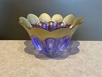 Front view of Walther-Glas Marrakech ombre petal bowl