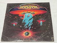 Front cover Boston debut album artwork