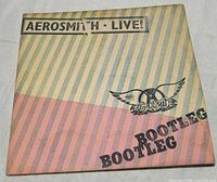 Front cover of Aerosmith Live! Bootleg gatefold album