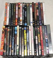 Full group view of all DVD spines