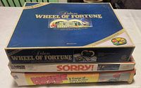 Stacked view of all three boxed games