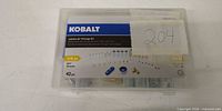 Closed Kobalt Jobsite Air Fittings Kit case showing label and piece count
