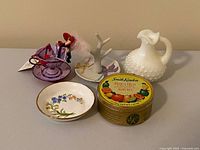 All five items arranged together