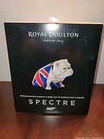 Retail Spectre box front showing branding and bulldog graphic