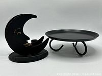 Front view of both candle holders