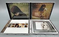 Front covers of all four Jann Arden CDs displayed side by side
