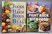 Front covers of both Reader's Digest nutrition books
