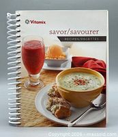 Front cover of Vitamix Savor cookbook