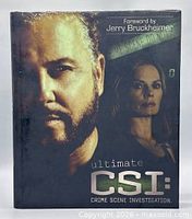 Front cover of the Ultimate CSI hardcover book