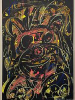 Full view of the 20" x 30" painting showing entire composition