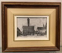 Full view of framed print