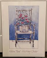 Framed poster front showing artwork and title