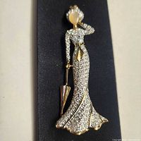 Front view showing full design and rhinestone detail