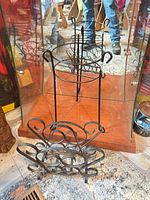 Plant stand and magazine rack together