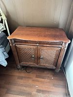 Full view of one nightstand closed