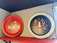 Both trays side by side on shelf