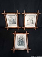 Group shot of all three framed prints