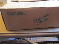 Factory carton showing model numbers 0600G/0625P and Princess House branding