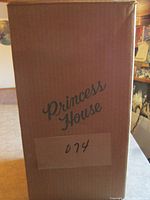 Closed Princess House carton labeled 074