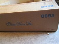 Exterior of original Princess House box showing logo and item number 0892