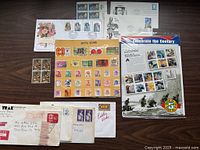 Lot overview showing all sheets, covers and envelopes