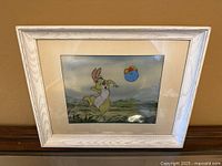 Framed animation cel overall view