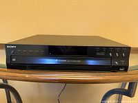 Front angled view of Sony CDP-CE500 CD player
