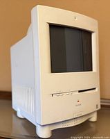 Front left perspective of Macintosh Color Classic showing screen, floppy drive and controls